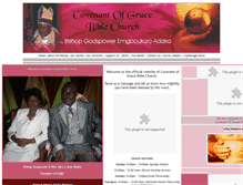 Tablet Screenshot of covenantofgrace1.com